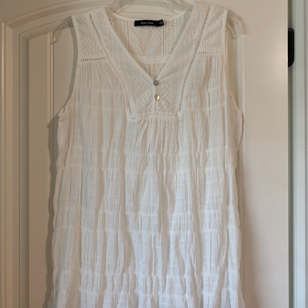 Doe & Rae white blouse